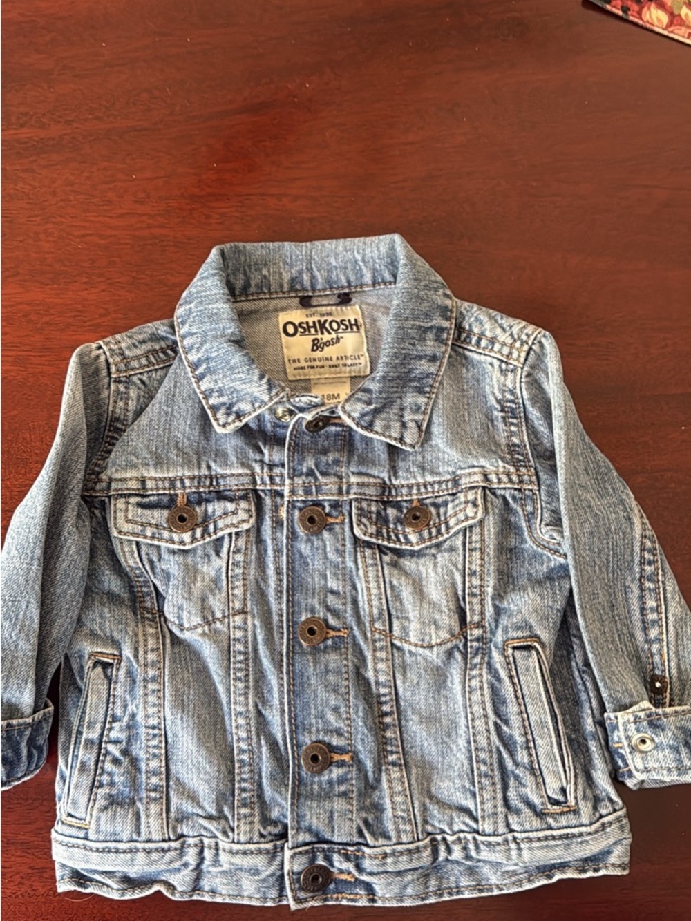 OshKosh B'gosh Light Wash Denim Jacket for Kids